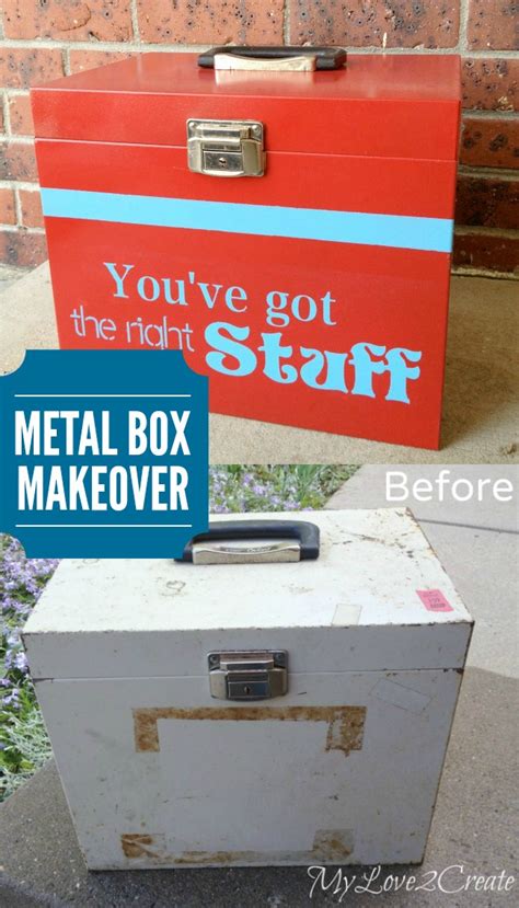 metal box makeovers